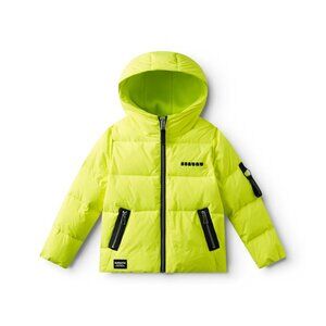 Nununu Puffy Down Jacket in Hot Lime